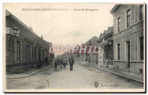 Mazingarbe the Sheep - Mazingarbe Road Old Postcard