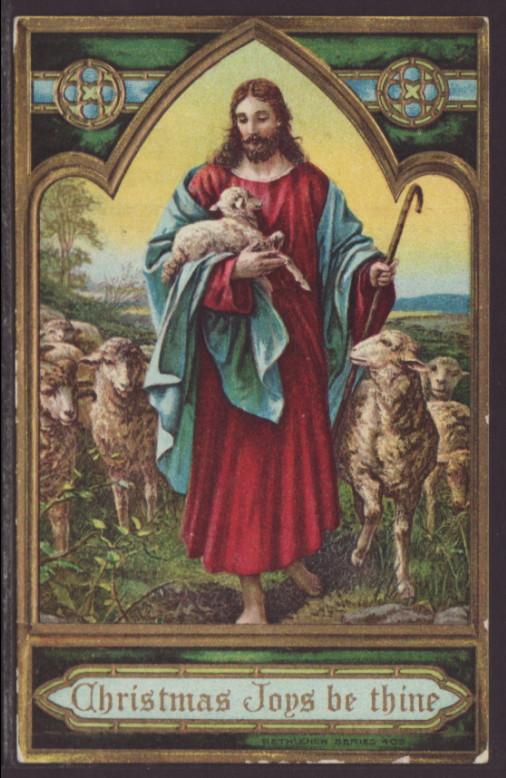 Christmas Joys,Jesus,Good Shepherd Postcard