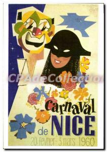 Old Postcard Fetes Committee of Nice Carnival 1960