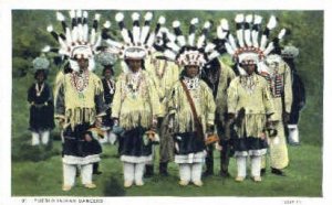 Pueblo Dancers Indian Unused 