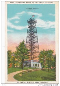 Steel Observation Tower On Hot Springs  Mountain, Hot Springs National Park, ...