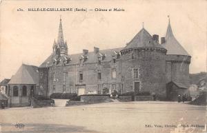 BF7332 sille le guillaume sarthe chateau et maireie france     France