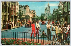 1972 MAIN STREET USA WALT DISNEY WORLD 70's CLOTHING STROLLER OLD CARS CASTLE