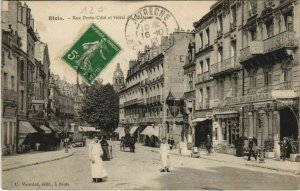 CPA BLOIS-Rue Porte Cote et Hotel du Chateau (26889)