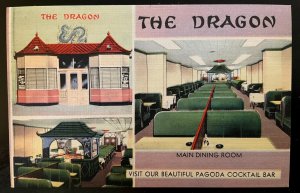 Vintage Postcard 1945 The Dragon Restaurant, G Street NW, Washington, D.C.