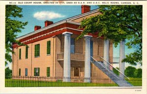 Postcard COURT HOUSE SCENE Camden South Carolina SC AM1619