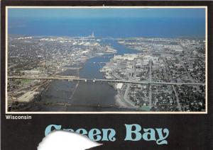 BR30236 Panoramic view of Green bay United States