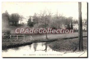 Old Postcard Brunoy the banks of the Yerres Soulins