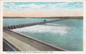 Iowa Keokuk View Of Keokuk Dam From Top Of Powerhouse