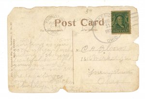 OH - Lakeside. M. E. Church  (damaged, very worn)