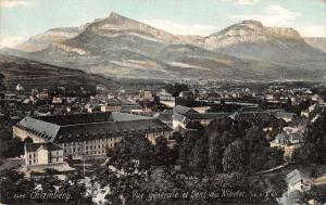 Chambery France scenic view Dent du Nivolet antique pc Z22510