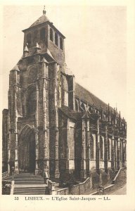 France Lisieux church Saint-Jacques clocktower arches columns