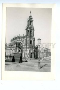 167757 Germany DRESDEN Roman Cathedral old REAL PHOTO on Mat