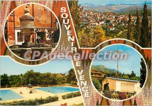 Postcard Modern Riviera Vence La Fontaine General view Pool the Matisse chapel