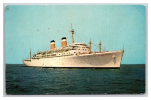 SS Independence American Export Lines, Transportation UNP Chrome Postcard K18