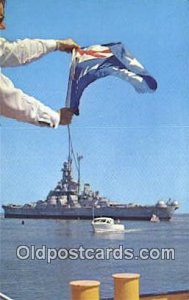 USS Alabama Military Battleship Unused 