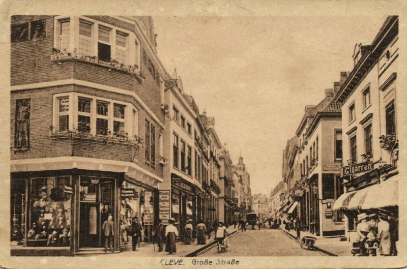 germany, CLEVE KLEVE, Grosse Strasse, Jewish Store Rosenberg (1922) JUDAICA