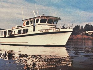 Vintage Postcard 1960-1970's Motor Vessel Viking Star Twin Diesel Engine Cruiser