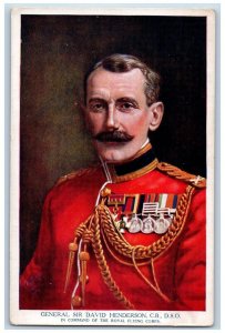 Oilette Postcard General Sir David Henderson Command Of Royal Flying Corps Tuck