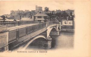 LONDON UK WINDSOR CSTLE & BRIDGE~TUCK SERIES 527 VI POSTCARD