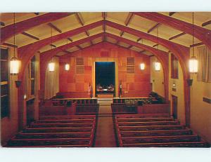 Unused Pre-1980 CHURCH SCENE Bunker Hill Indiana IN hs6853