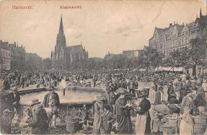 US2101 Germany Hannover Klagesmarkt Market Place Fountain