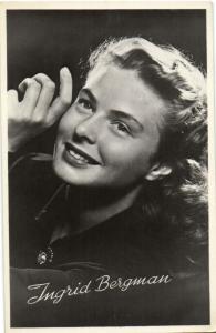 CPA AK Artiste Cinema Film INGRID BERGMAN (30999)