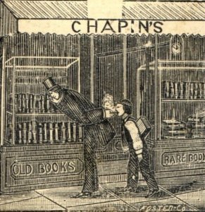 1870s Engraved H.D. Chapin's Book House Victorian Scrap Lot of 4 F148