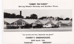 Kentucky Paducah Cherry Greenhouses Old Delivery Trucks Real Photo