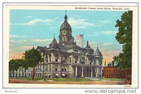 Court House, Waterloo, Iowa, 30-40s #2