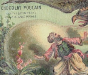 1870s-80s Chocolat Poulain Tale Of Sinbad & Giant Bird Roc F154