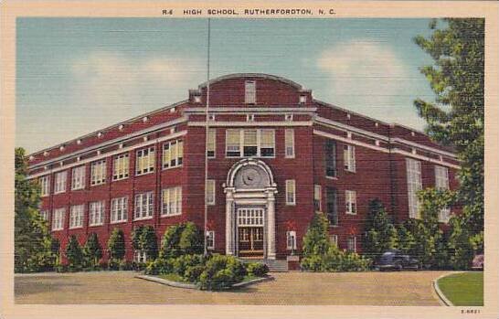 North Carolina Rutherfordton High School Albertype