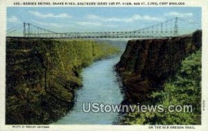Hansen Bridge - Snake River, Idaho ID  