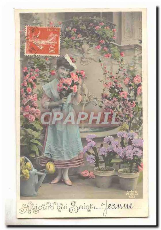 Old Postcard Fancy Today & # 39hui Saint Jeanne First names