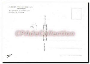 Postcard Old Vireux Molhain Ardennes General view at the forefront Campground