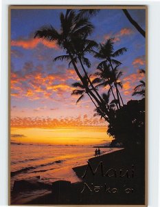 M-218250 As the Sun Sets Over Lahaina Maui Hawaii USA