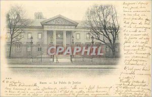 Old Postcard Reims courthouse (1900 card)