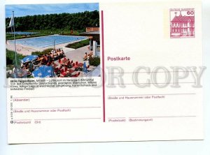 520077 1986 Germany Pappenheim swimming pool old postal Postal Stationery