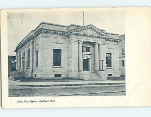 Divided-back POST OFFICE SCENE Elkhart Indiana IN AF1192