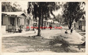 CA, Catalina Island, California, RPPC, Descanso Avenue, Bungalow, Photo