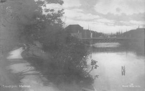 RPPC Trondhjem Marinen Trondheim, Hell, Norway 1924 Vintage Postcard