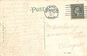 Wesley Hospital Oklahoma City OK 1916 postcard