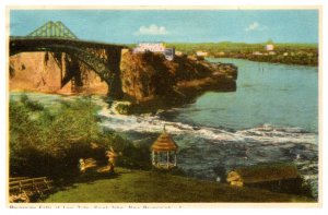 New Brunswick Saint John Reversing Falls at low tide