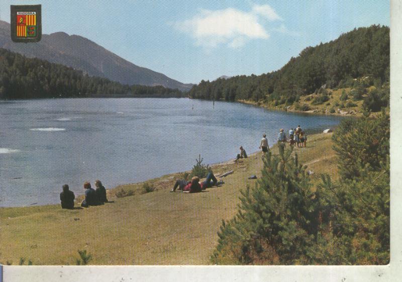 Postal 012418: Lago de Engolasters en Andorra