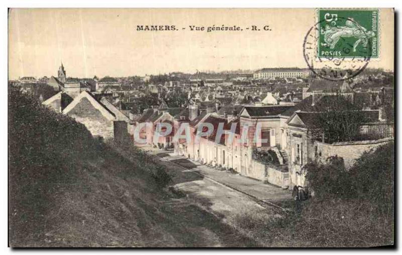 Postcard Old Mamers Vue Generale