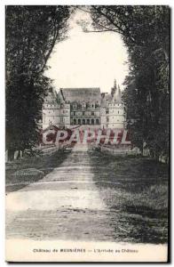 Chateau de Mesnieres - The Arrival at the Castle - Old Postcard