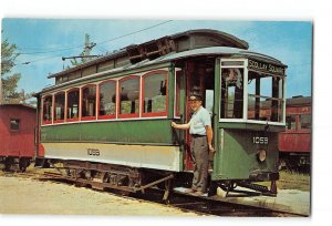 Kennebunkport Maine ME Vintage Postcard Seashore Trolley Museum No 1059 Boston