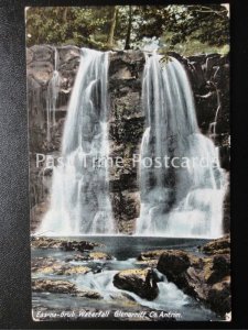 c1910 - Ess-na-Grub Waterfall, Glenarriff, Co Antrim from Miss M J Woodside