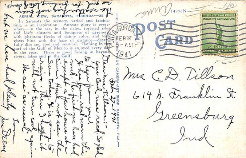 Aerial View  Sarasota FL