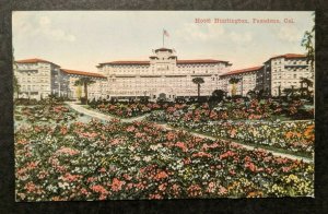 Mint Vintage Hotel Huntington Pasadena California Real Picture Postcard RPPC